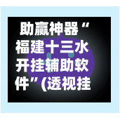 助赢神器“福建十三水开挂辅助软件”(透视挂)详细用法教程-第2张图片