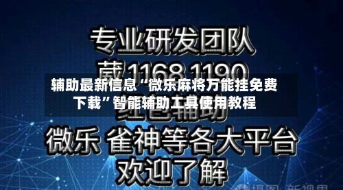 辅助最新信息“微乐麻将万能挂免费下载”智能辅助工具使用教程-第3张图片