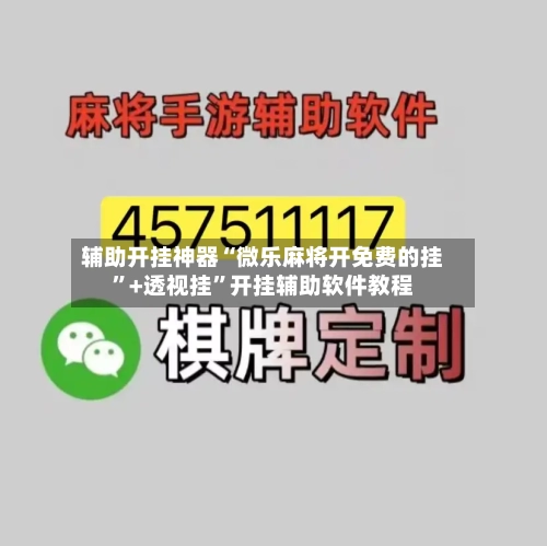 辅助开挂神器“微乐麻将开免费的挂”+透视挂”开挂辅助软件教程