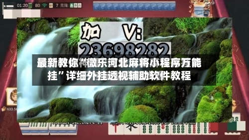 最新教你“微乐河北麻将小程序万能挂	”详细外挂透视辅助软件教程-第2张图片