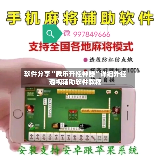 软件分享“微乐开挂神器”详细外挂透视辅助软件教程-第2张图片