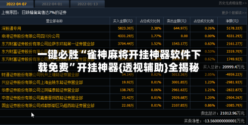 一键必胜“雀神麻将开挂神器软件下载免费”开挂神器{透视辅助}全揭秘-第2张图片