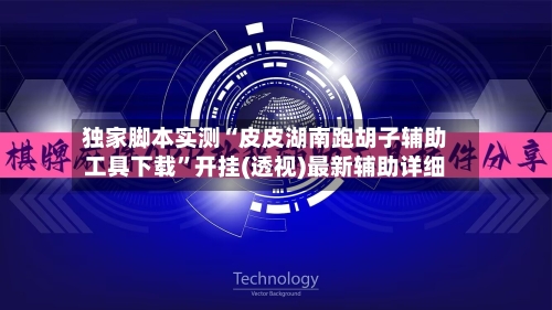 独家脚本实测“皮皮湖南跑胡子辅助工具下载”开挂(透视)最新辅助详细-第2张图片