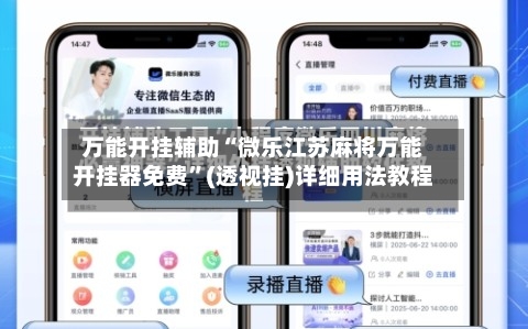 万能开挂辅助“微乐江苏麻将万能开挂器免费”(透视挂)详细用法教程-第3张图片