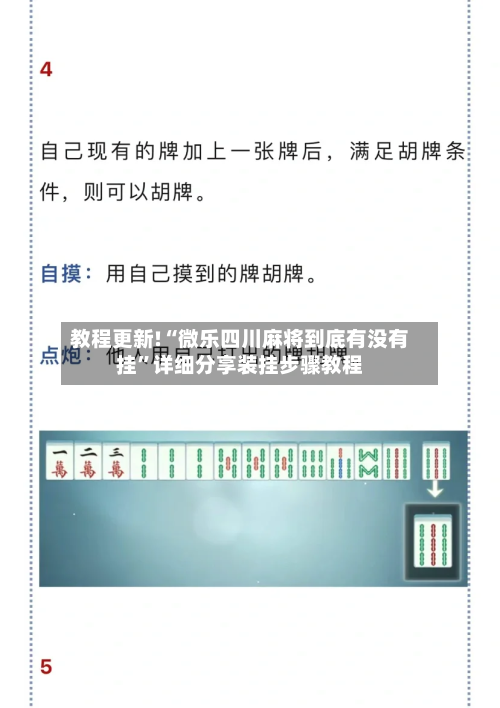 教程更新!“微乐四川麻将到底有没有挂”详细分享装挂步骤教程-第2张图片