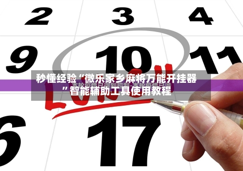 秒懂经验“微乐家乡麻将万能开挂器	”智能辅助工具使用教程-第2张图片