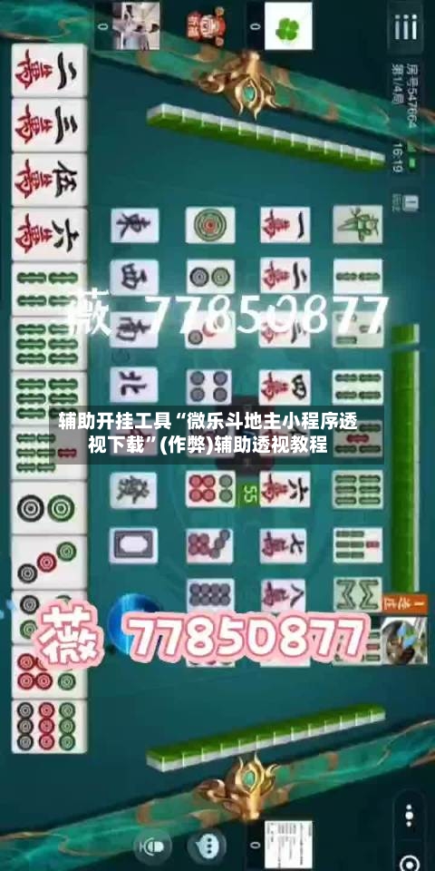 辅助开挂工具“微乐斗地主小程序透视下载”(作弊)辅助透视教程-第2张图片