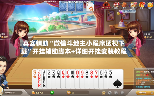 真实辅助“微信斗地主小程序透视下载”开挂辅助脚本+详细开挂安装教程