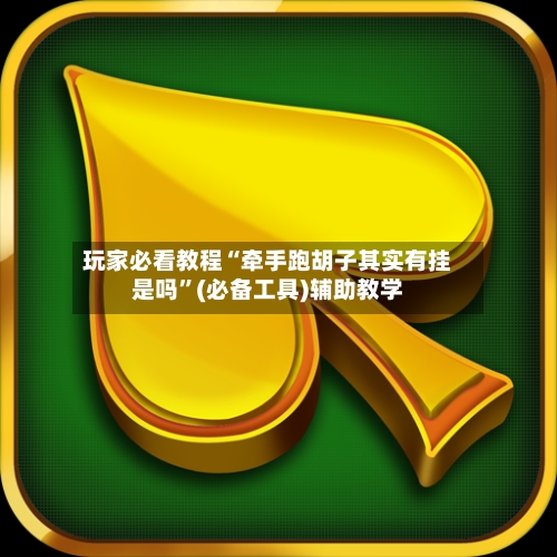 玩家必看教程“牵手跑胡子其实有挂是吗”(必备工具)辅助教学