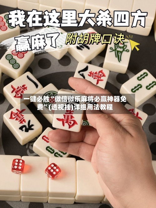 一键必胜“微信微乐麻将必赢神器免费”(透视挂)详细用法教程-第2张图片