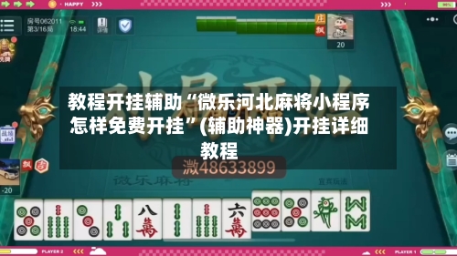 教程开挂辅助“微乐河北麻将小程序怎样免费开挂	”(辅助神器)开挂详细教程-第2张图片