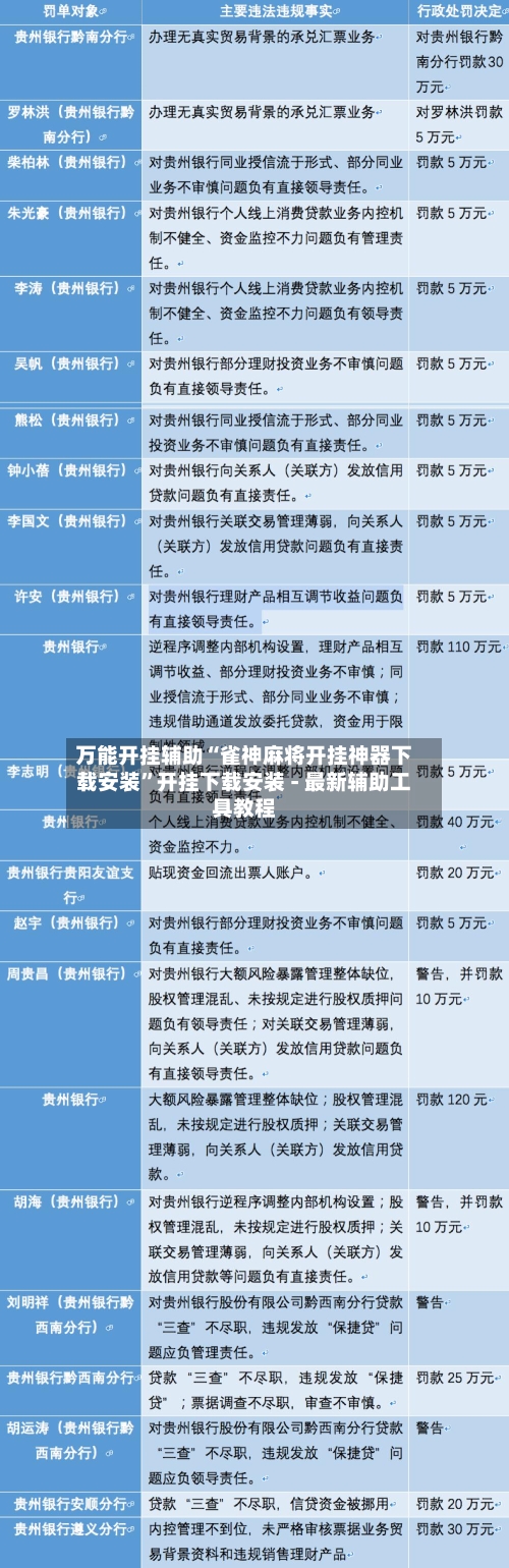 万能开挂辅助“雀神麻将开挂神器下载安装”开挂下载安装 - 最新辅助工具教程-第3张图片