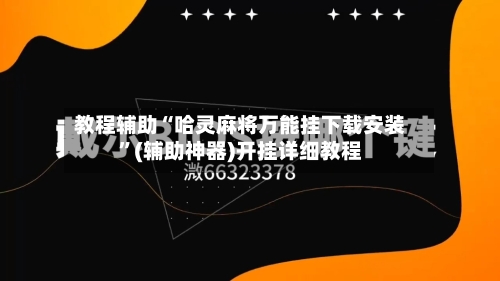 教程辅助“哈灵麻将万能挂下载安装”(辅助神器)开挂详细教程-第3张图片