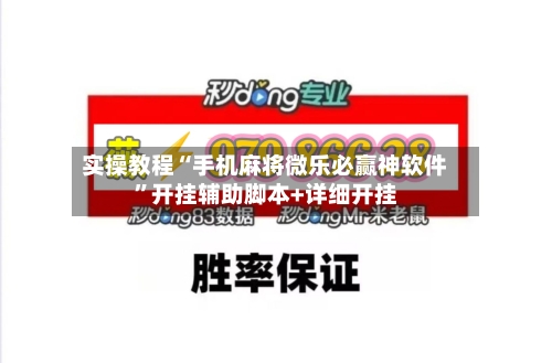 实操教程“手机麻将微乐必赢神软件”开挂辅助脚本+详细开挂-第2张图片