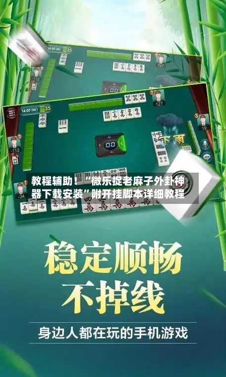 教程辅助！“微乐捉老麻子外卦神器下载安装”附开挂脚本详细教程-第2张图片