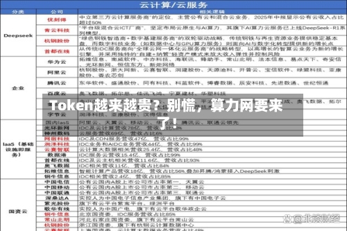 Token越来越贵?别慌,算力网要来了!