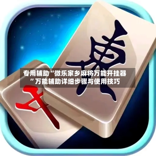 专用辅助“微乐家乡麻将万能开挂器”万能辅助详细步骤与使用技巧-第3张图片