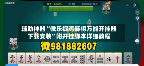 辅助神器“微乐捉鸡麻将万能开挂器下载安装”附开挂脚本详细教程-第3张图片