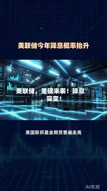 美联储	，重磅来袭！降息，突变！-第2张图片