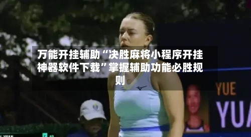 万能开挂辅助“决胜麻将小程序开挂神器软件下载”掌握辅助功能必胜规则-第2张图片