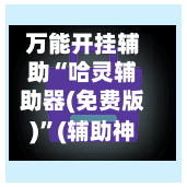 万能开挂辅助“哈灵辅助器(免费版)	”(辅助神器)开挂详细教程-第2张图片