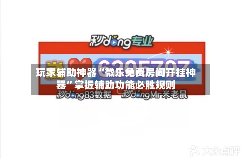 玩家辅助神器“微乐免费房间开挂神器”掌握辅助功能必胜规则-第2张图片