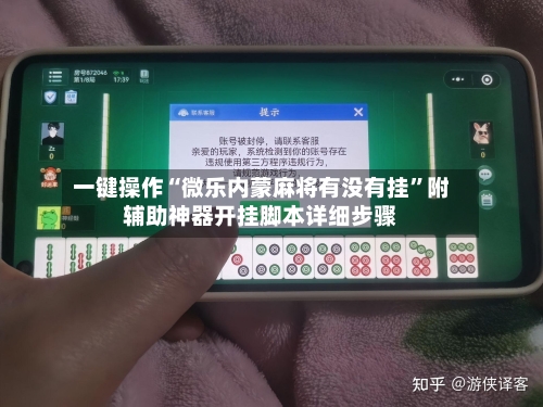 一键操作“微乐内蒙麻将有没有挂	”附辅助神器开挂脚本详细步骤-第3张图片