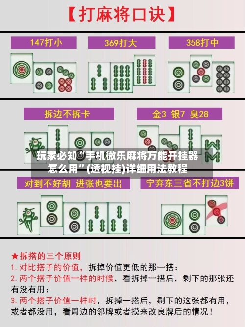玩家必知“手机微乐麻将万能开挂器怎么用”(透视挂)详细用法教程-第2张图片