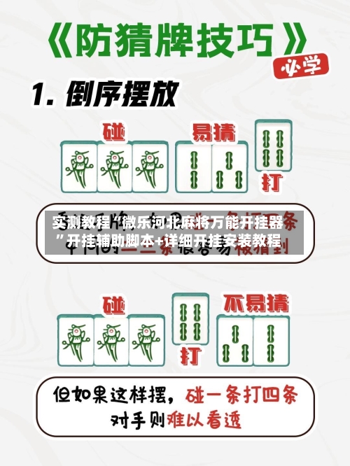 实测教程“微乐河北麻将万能开挂器	”开挂辅助脚本+详细开挂安装教程-第2张图片