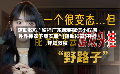 辅助教程“雀神广东麻将微信小程序外卦神器下载安装”(辅助神器)开挂详细教程-第2张图片