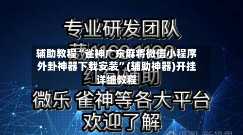 辅助教程“雀神广东麻将微信小程序外卦神器下载安装	”(辅助神器)开挂详细教程-第3张图片
